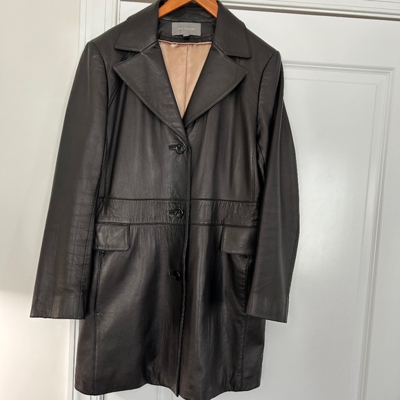 Ann Taylor Jackets & Blazers - New Gorgeous Ann Taylor Leather Coat